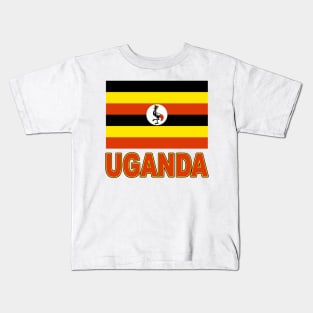 The Pride of Uganda - Ugandan Flag Design Kids T-Shirt